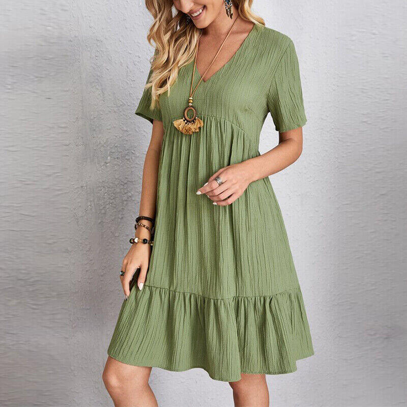 Eco Friendly Midi Dress - Lightweight & Comfortable