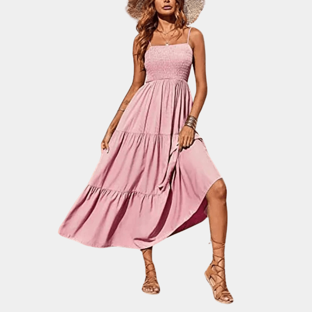Relaxed Fit Midi Dress for Women