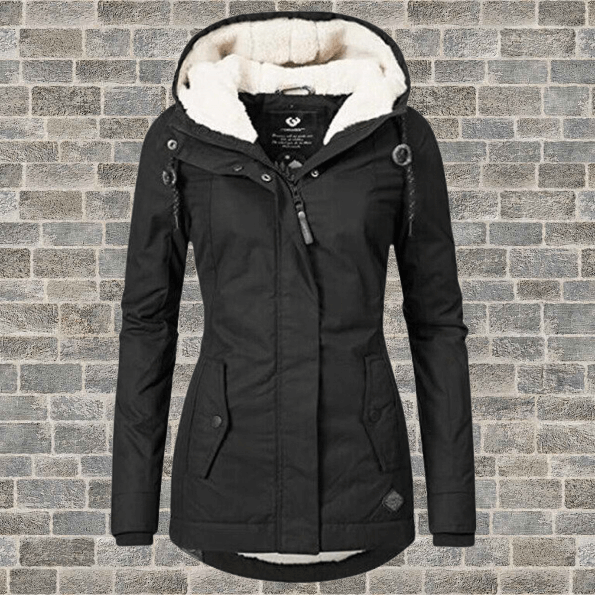Warm Women's Parka Coat with Soft Faux Fur Lining