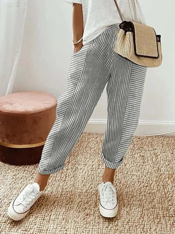 Classic Comfortable Stripe Pants