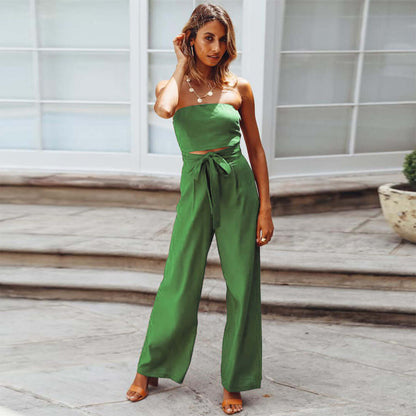 Sleeveless Summer Jumpsuit with Stretchy Waist