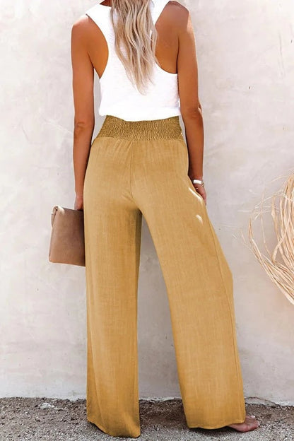 Relaxed Fit High Waist Pants
