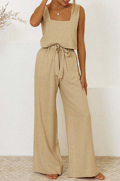Ladies Summer Vest and Leggings Outfit - Luxivelle