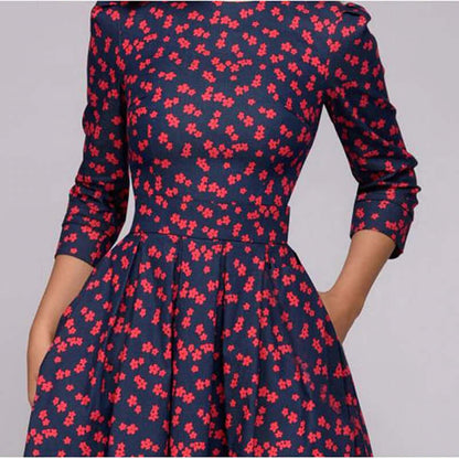 Comfortable Knee Length Summer Dress