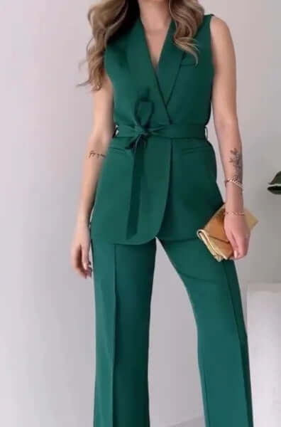Ladies' Strapless Loose Fit Jumpsuit