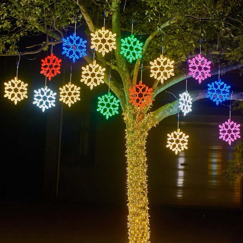 Large Outdoor Christmas LED Snowfall String Light