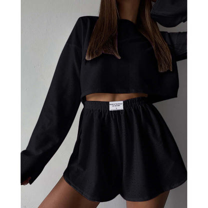 Ladies' Breathable Summer Sleep Set - Top & Shorts