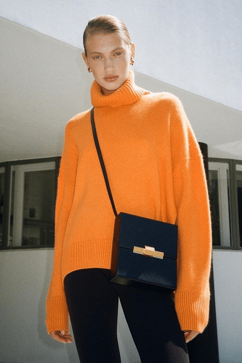 Women's Cozy Large Knit Sweater - Luxivelle
