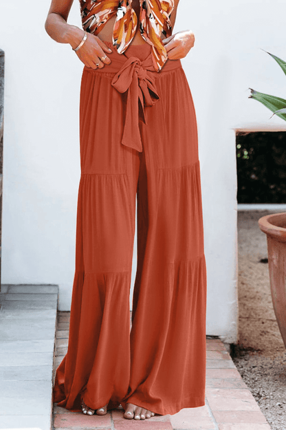 Comfortable Women's Relaxed Fit Wide Leg Trousers