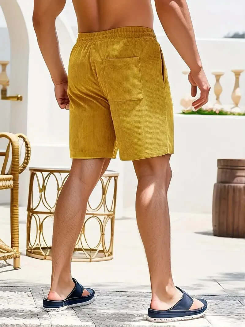 Men's Breathable Summer Shorts with Elastic Waist