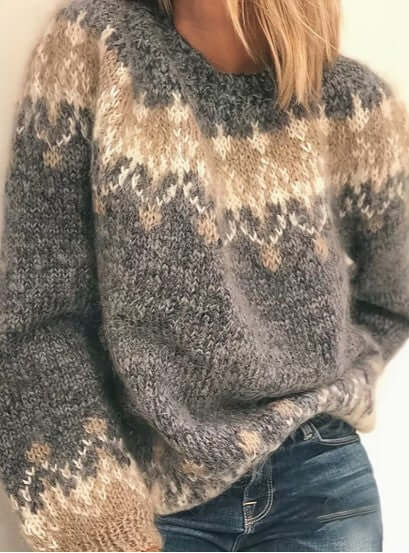 Women's Soft Crew Neck Knit Sweater