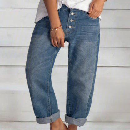 Classic Ladies' Zipper Jeans
