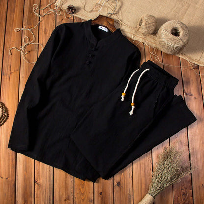 Relaxed Fit 2 Piece Suit Set for Men