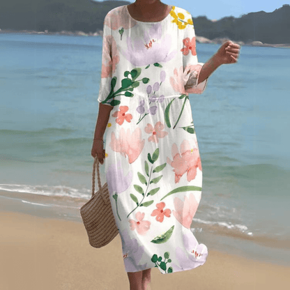 Ladies Elegant Casual Knee Length Dress