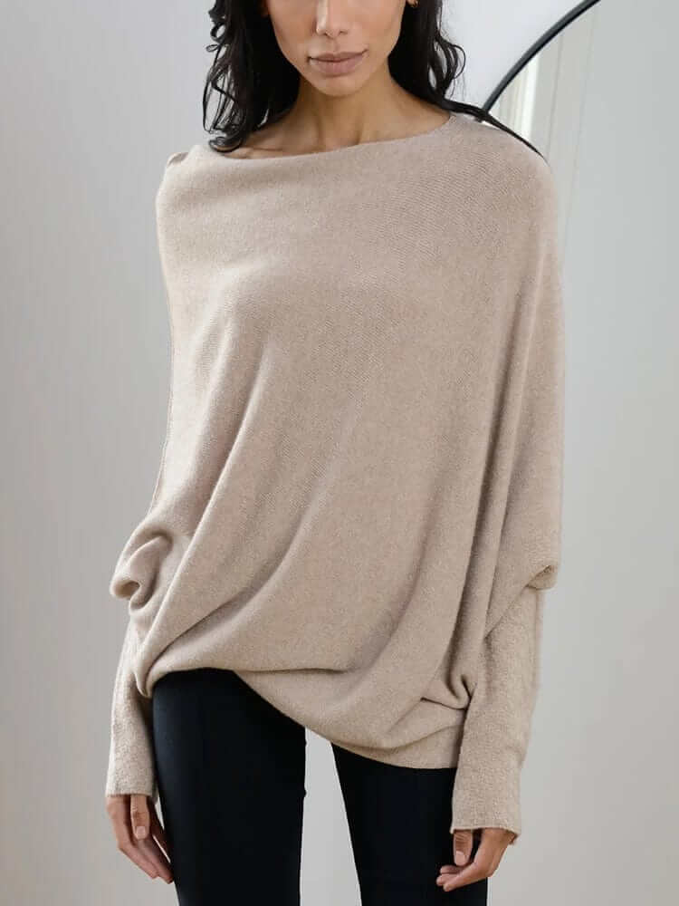 Relaxed Fit Soft Knit Sweater