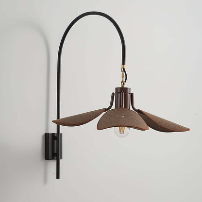 Beautiful Floral Glass Table Lamp