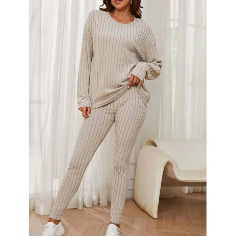 Relaxed Fit Jogger Suit Set