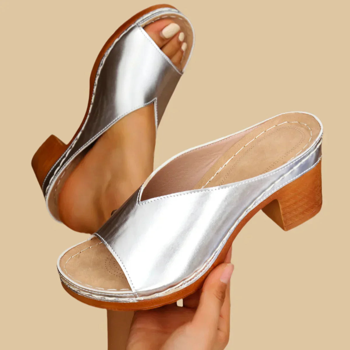 Comfortable Supportive High Heel Sandal