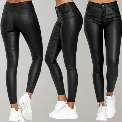 Ladies Genuine Leather Trousers