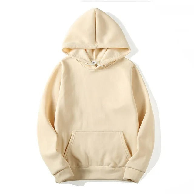 Women's Cozy Pullover Hoodie with Pockets and Long Sleeves