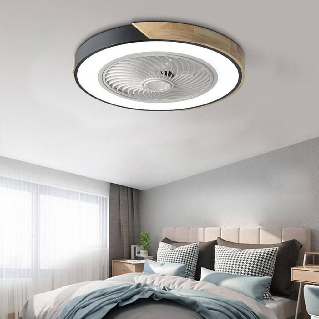 Sleek Silent Ceiling Fan with LED and Remote Control