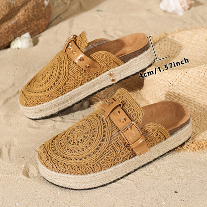 Bohemian Handmade Crochet Slippers