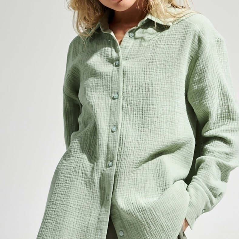 Relaxed Fit Casual Polo Shirt for Women - Luxivelle