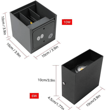 Weatherproof LED Indoor/Outdoor Wall Light