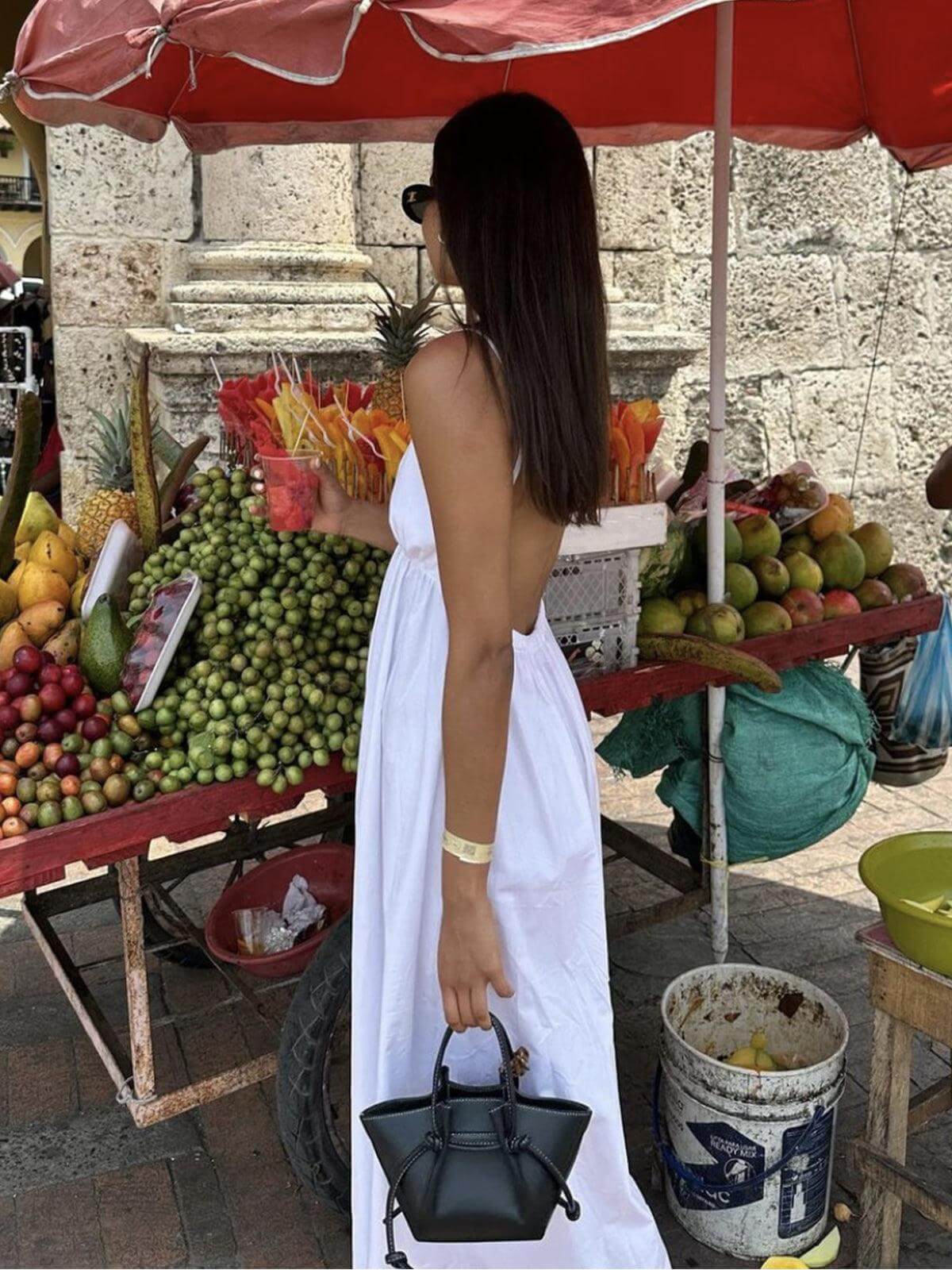 Elegant Natural Fiber Knee Length Dress