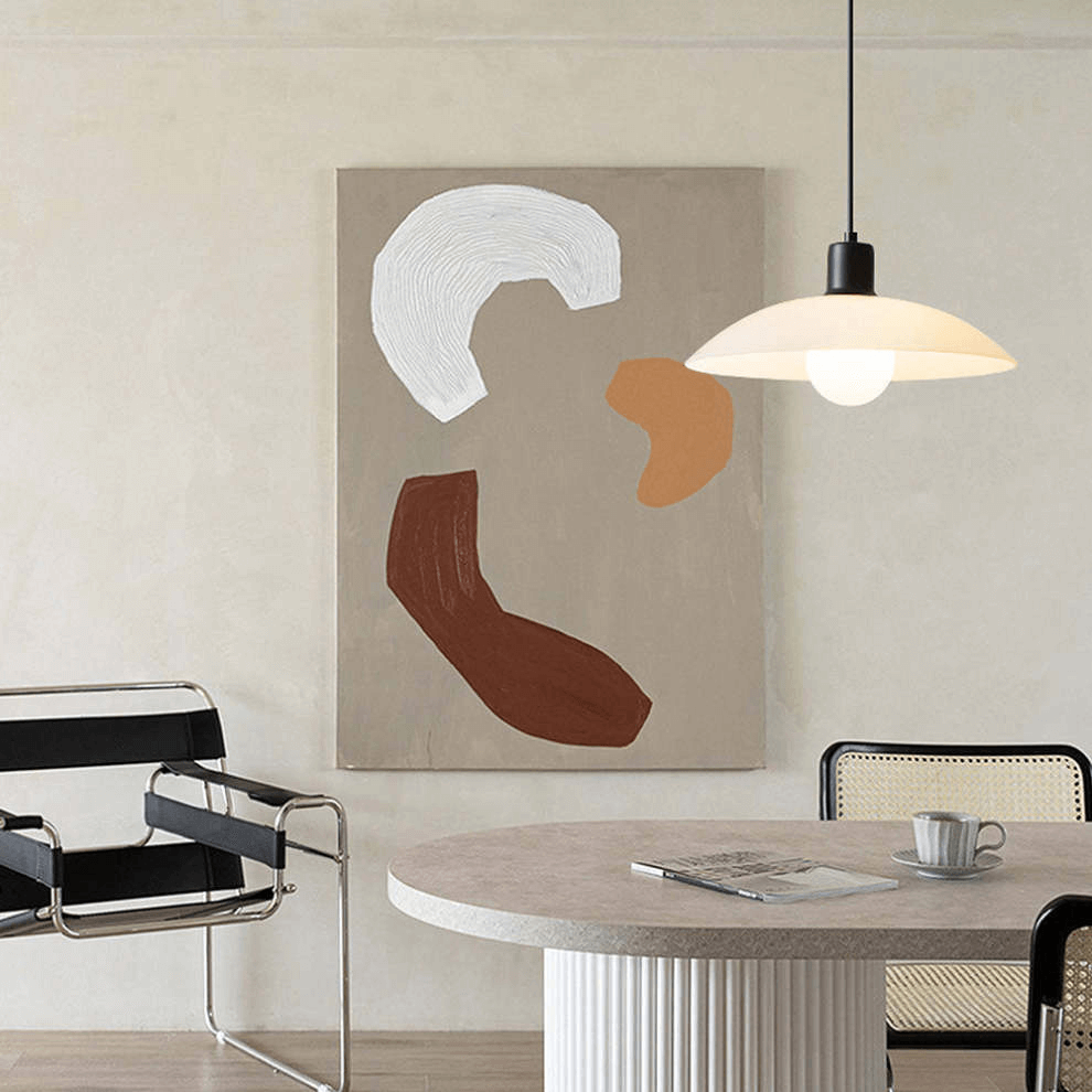 Sleek Clear Glass Hanging Light Fixture