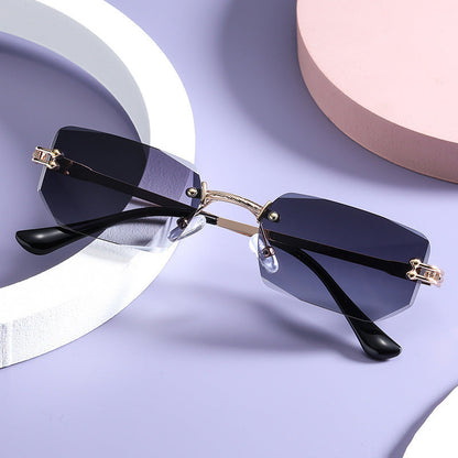 Trendy Frameless Sky Sunglasses