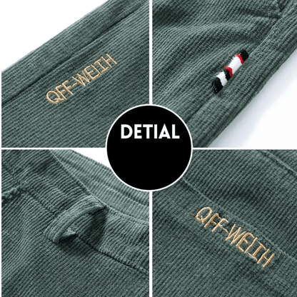 Warm Insulated Corduroy Snow Pants