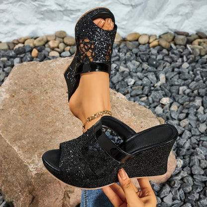 Beautiful Lace Up High Heel Shoes