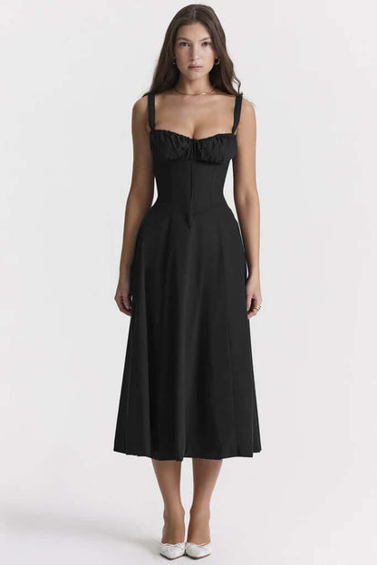 Fashionable Graphic Corset Dress