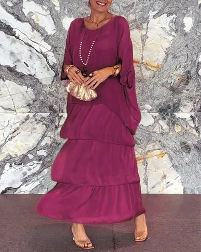 Long Sleeve Flowy Maxi Dress