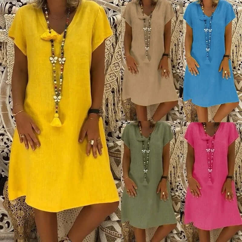Breathable Cotton Summer Dress