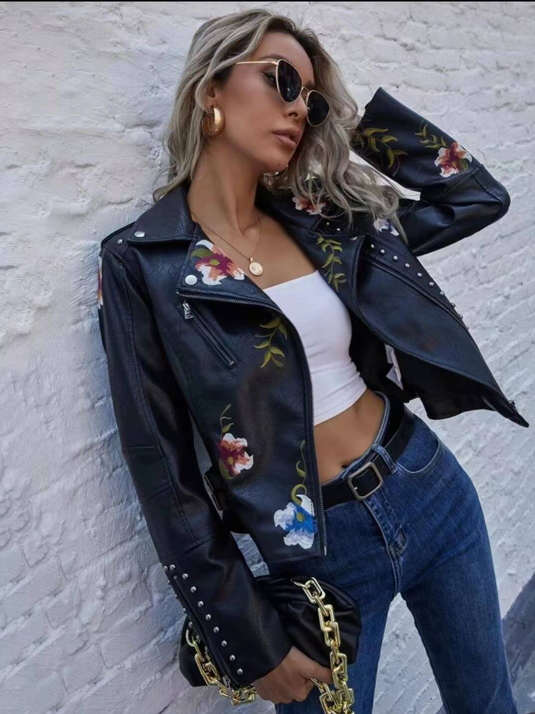 Vintage Floral Pattern Women's Jacket