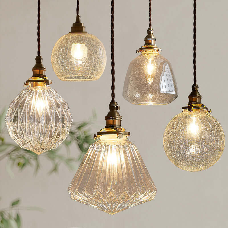 Luxurious Sparkling Glass Drop Lamp - Luxivelle