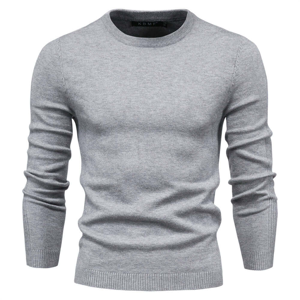 Cozy Men's Winter Sweater - Soft Crew Neck Pullover