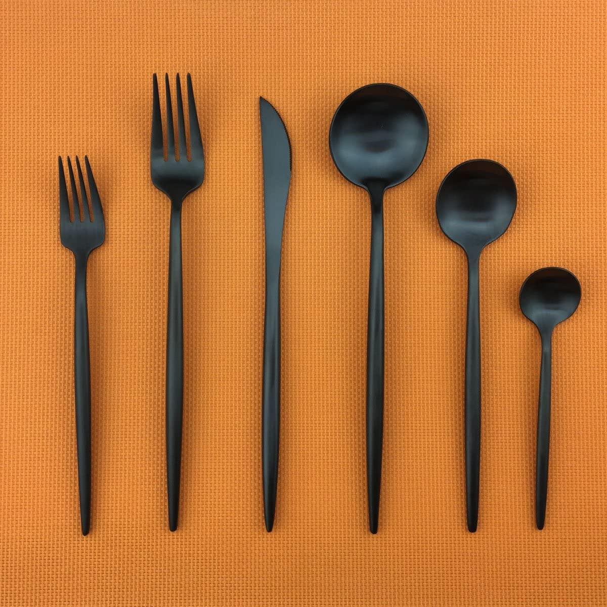 Modern 36-Piece Stainless Steel Cutlery Set