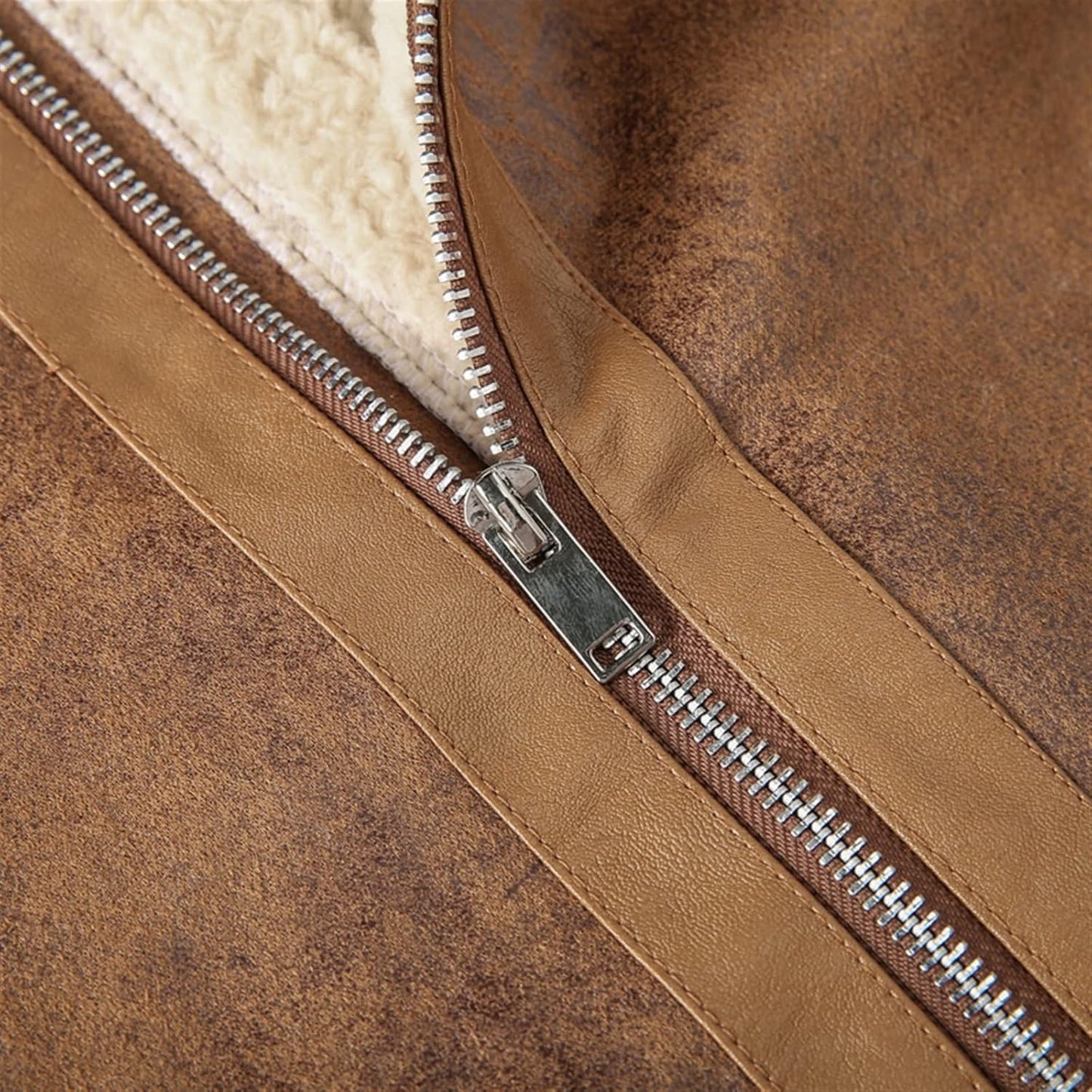 Jack | Leather jacket with stand-up collar