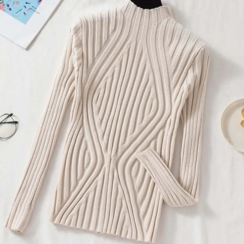 Classic Ladies Cozy Knit Sweater