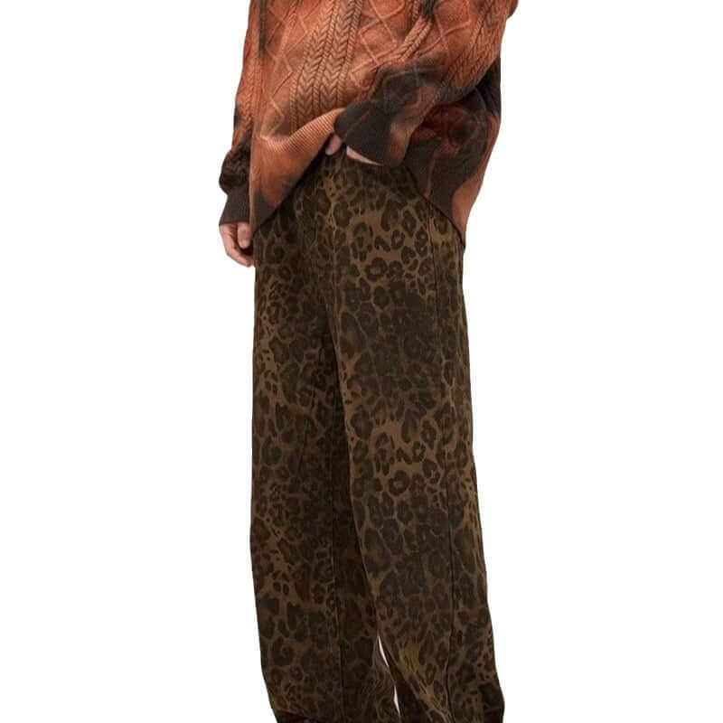 Fashionable Leopard Women's Stretch Jeans