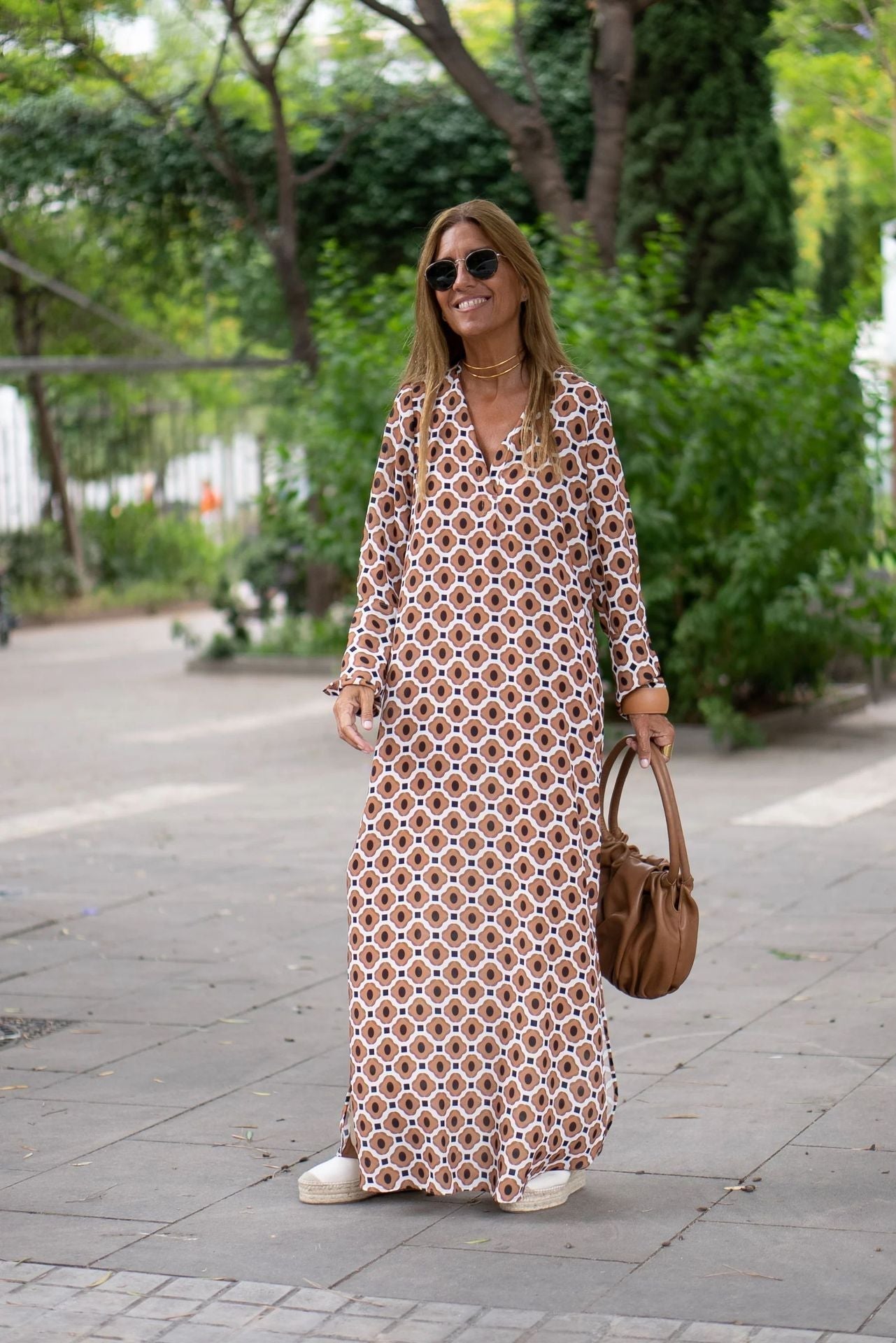 Lara | V Neck Maxi Dress