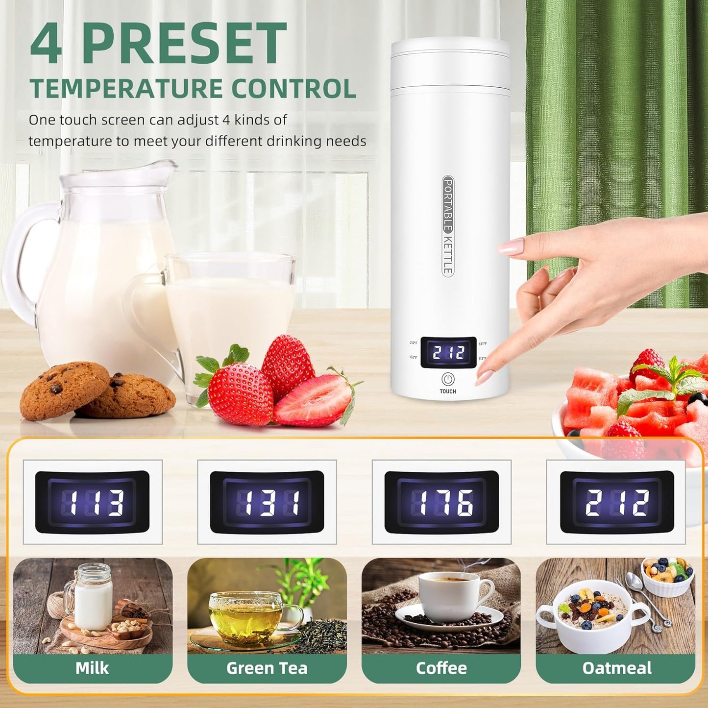 Compact Travel Electric Kettle