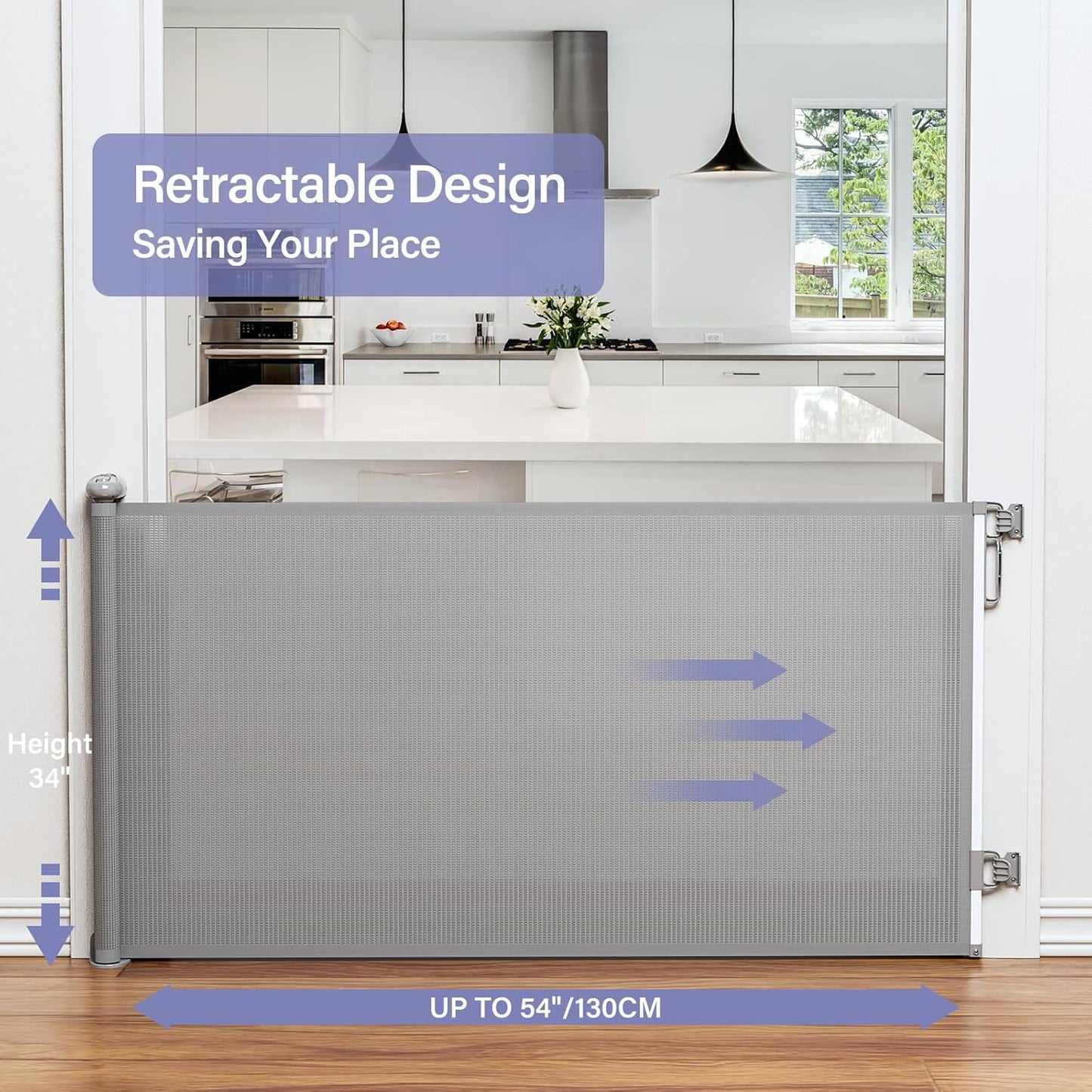 Easy Install Baby Pet Safety Gate