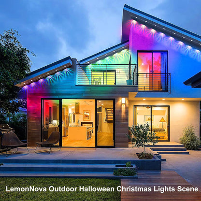 Colorful WiFi LED Lights - Remote & Voice Controlled