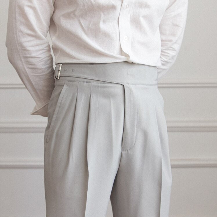 Classic Fit Straight Leg Men's Pants