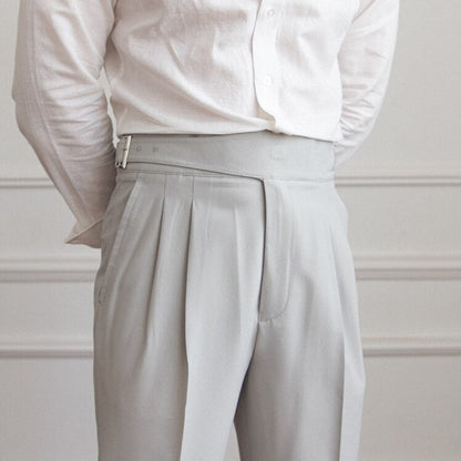 Classic Fit Straight Leg Men's Pants