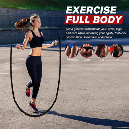 High Intensity Adjustable Jump Rope – Pro Fitness Rope